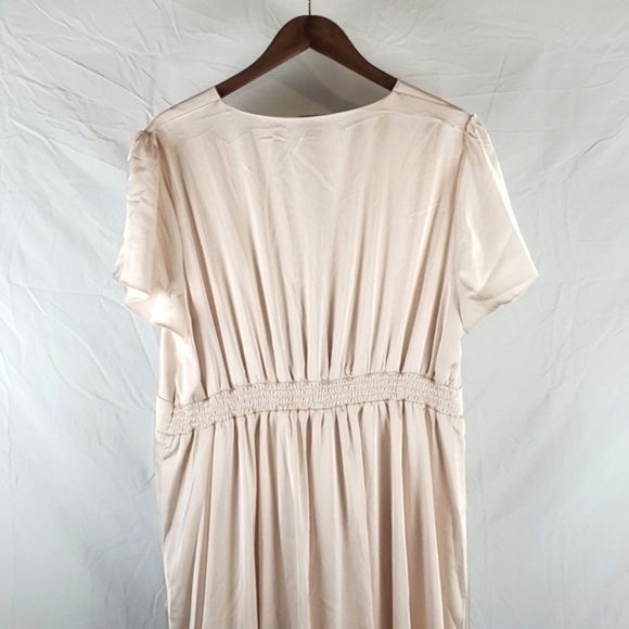 Baltic Born Poppy Satin Midi Dress in Champagne - Picture 8 of 12